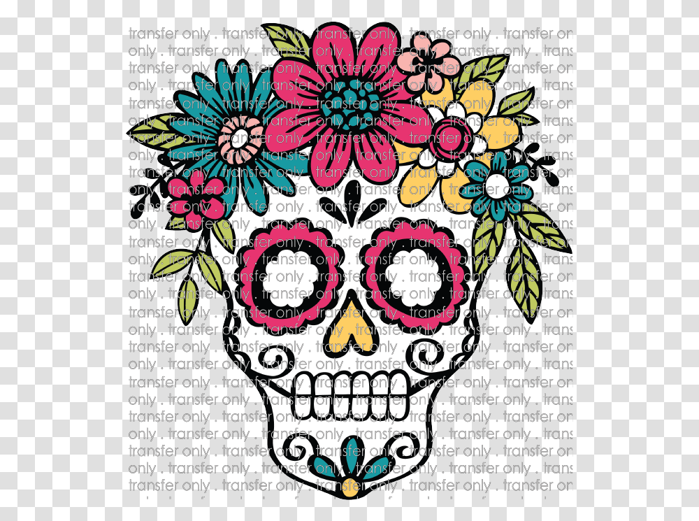 Day Of Dead Skull Illustration, Pattern, Doodle, Drawing, Art Transparent Png