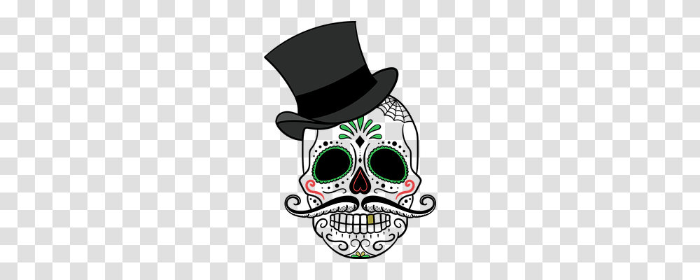 Day Of The Dead Clothing, Apparel, Hat, Cowboy Hat Transparent Png