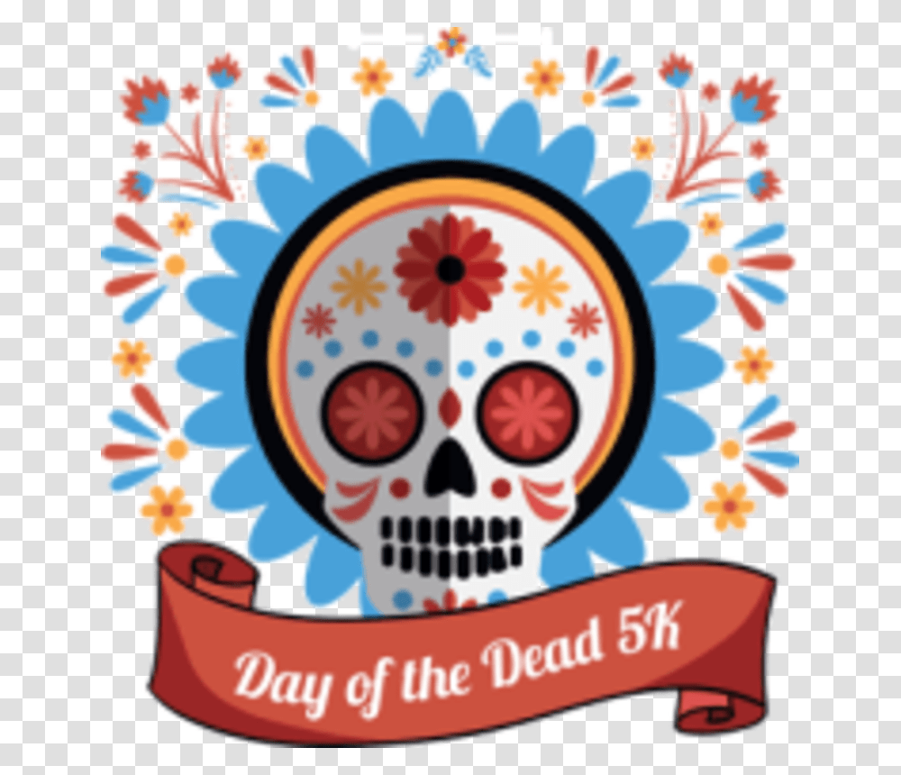 Day Of The Dead 5k Day Of The Dead 2019, Label Transparent Png