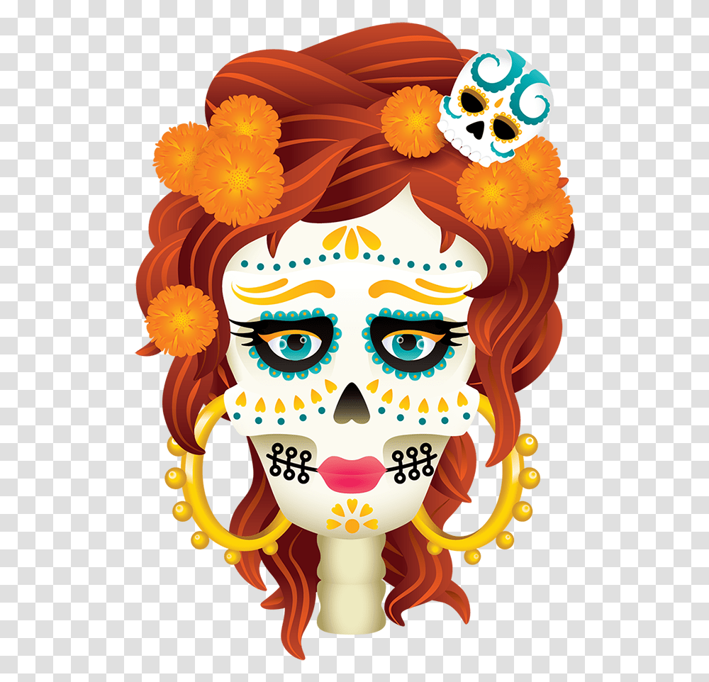 Day Of The Dead Candles Day Of The Dead Clip Art, Face, Doodle, Drawing Transparent Png