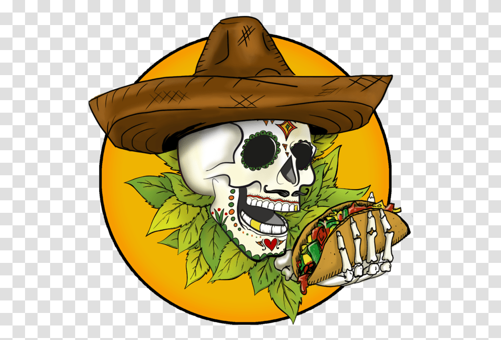 Day Of The Dead Clipart Halloween Taco Clip Art, Apparel, Helmet, Hat Transparent Png