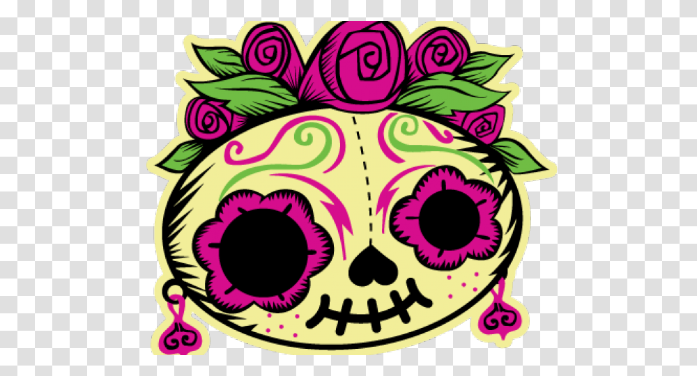 Day Of The Dead Clipart Latino, Floral Design, Pattern, Doodle Transparent Png