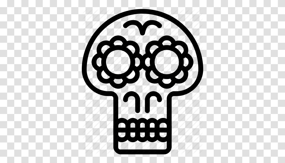 Day Of The Dead Dead Mexican Mex Skull Tradition Icon, Piano, Leisure Activities, Musical Instrument, Hole Transparent Png