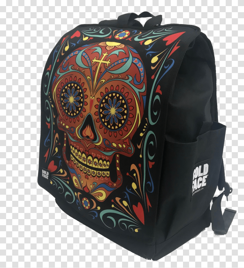 Day Of The Dead Dia De Los Muertos Sugar Skull Backpack Sugar Skull Leather Backpack Transparent Png