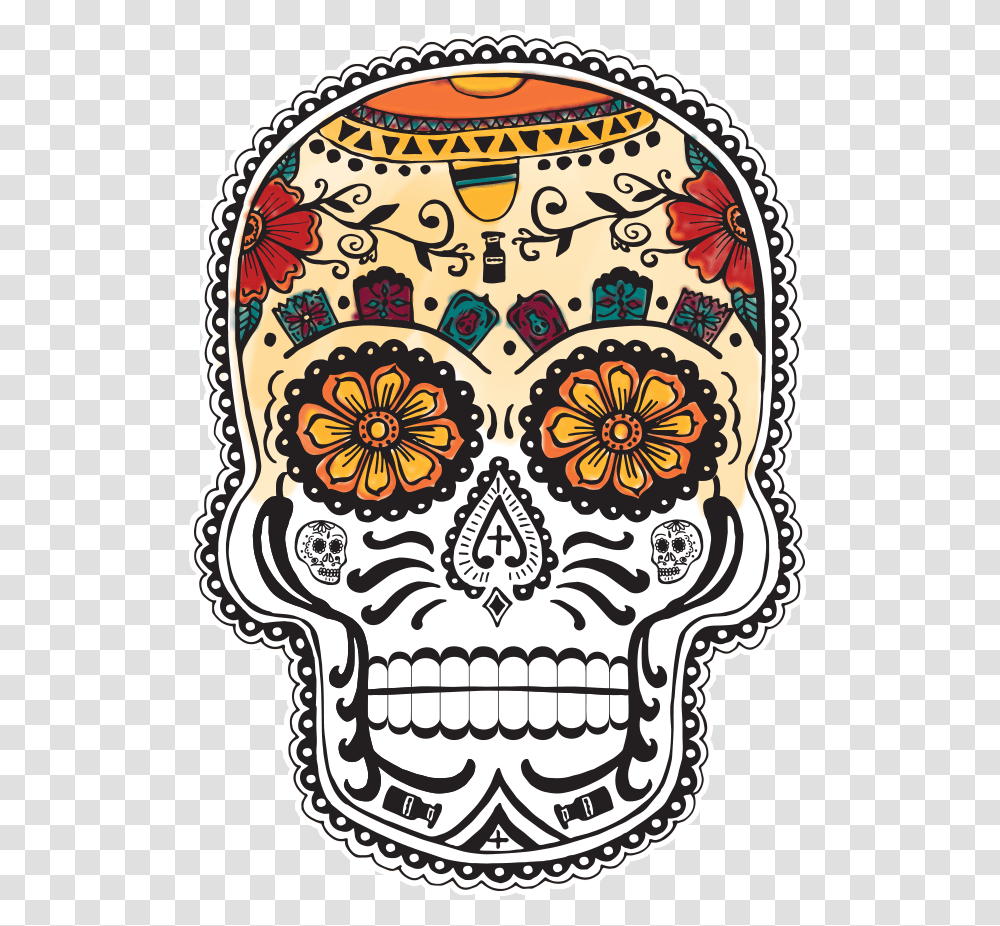 Day Of The Dead, Doodle, Drawing, Pattern Transparent Png