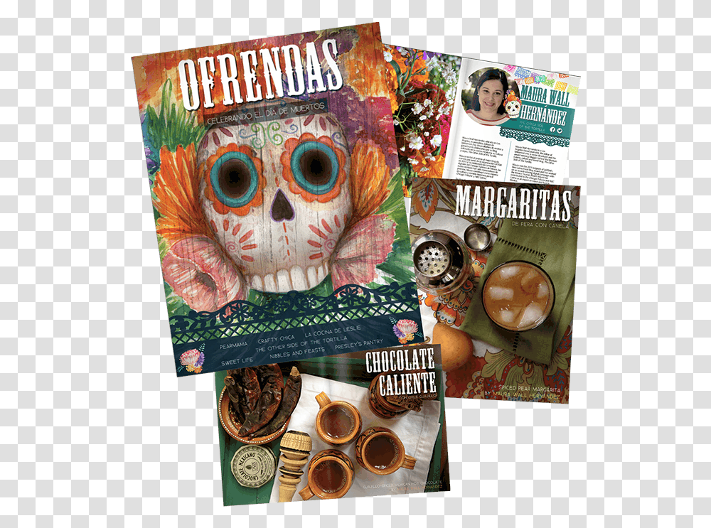 Day Of The Dead Ebook Carving, Poster, Advertisement, Collage, Flyer Transparent Png