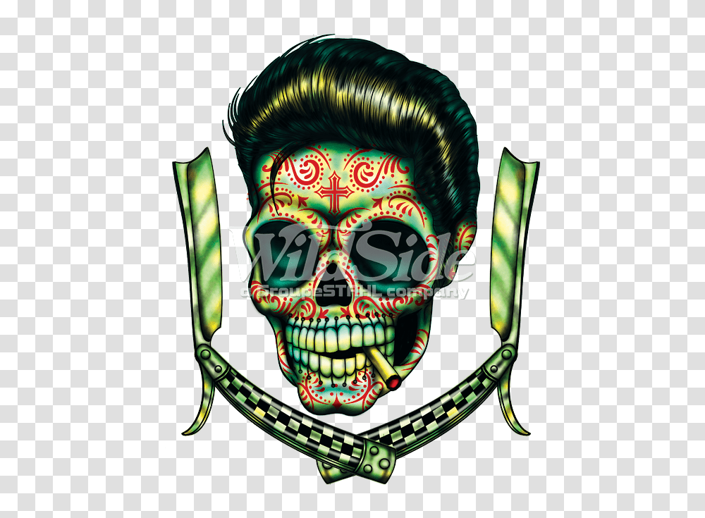 Day Of The Dead Greaser With Razors The Wild Side, Architecture, Building, Head Transparent Png