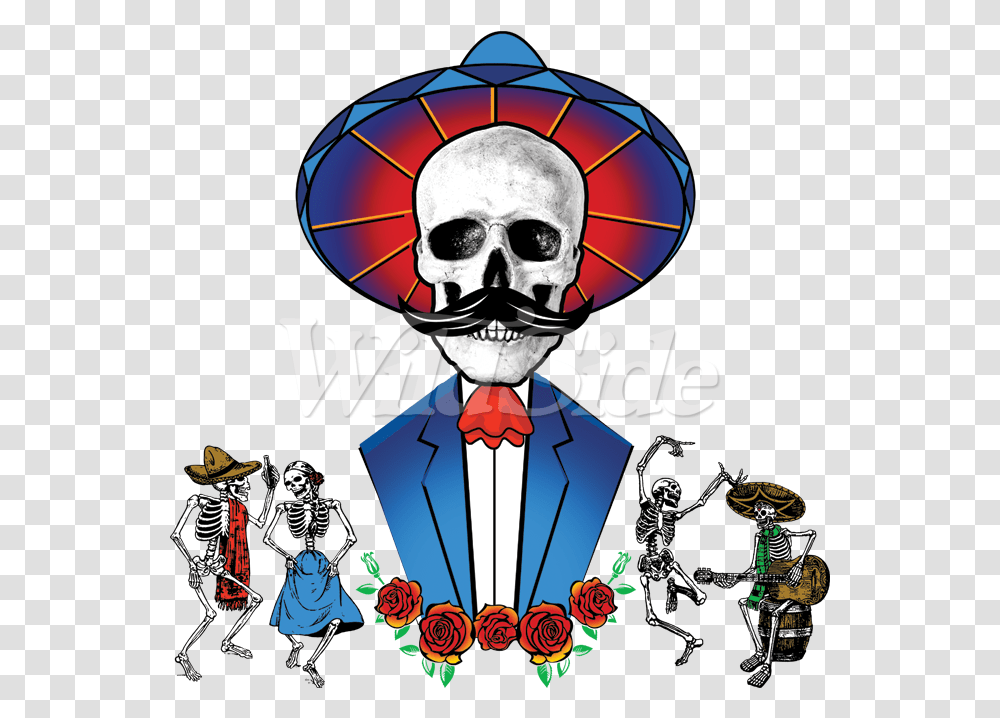 Day Of The Dead Mustache Skull Day Of The Dead, Person, Sunglasses, Accessories, Poster Transparent Png