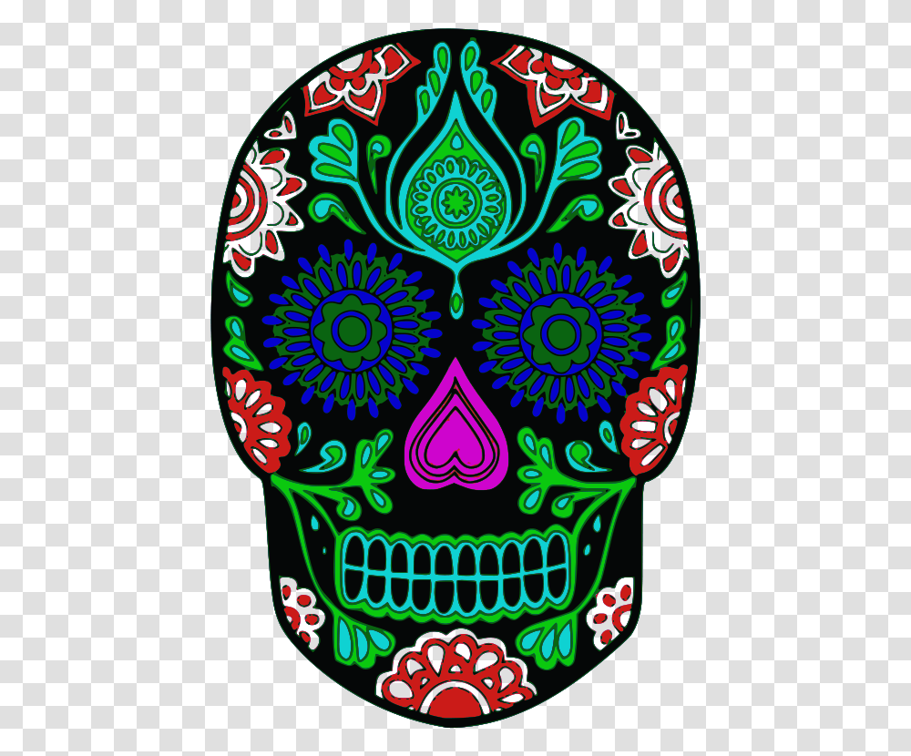 Day Of The Dead Patron Tequila, Pattern, Floral Design Transparent Png