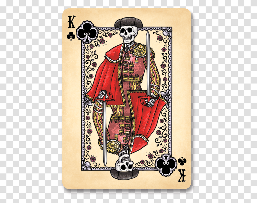 Day Of The Dead Playing Card, Poster, Advertisement, Person Transparent Png
