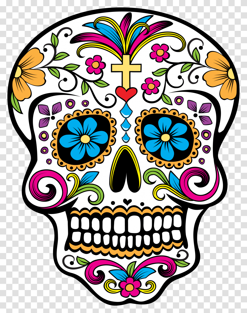 Day Of The Dead Program And Craft, Doodle, Drawing Transparent Png