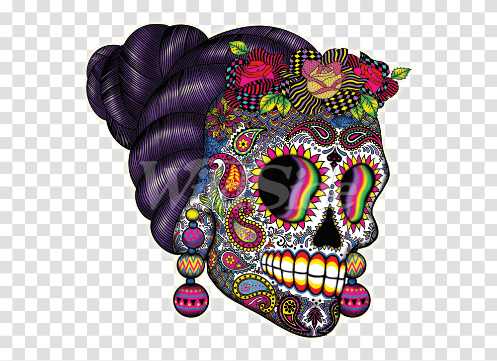 Day Of The Dead Skull, Doodle, Drawing, Label Transparent Png