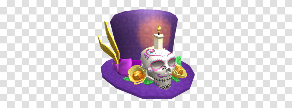 Day Of The Dead Tophat Roblox Wikia Fandom Candle, Birthday Cake, Dessert, Food, Peeps Transparent Png