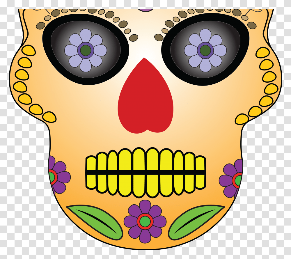 Day Of The Dead Yellow, Label, Food, Halloween Transparent Png