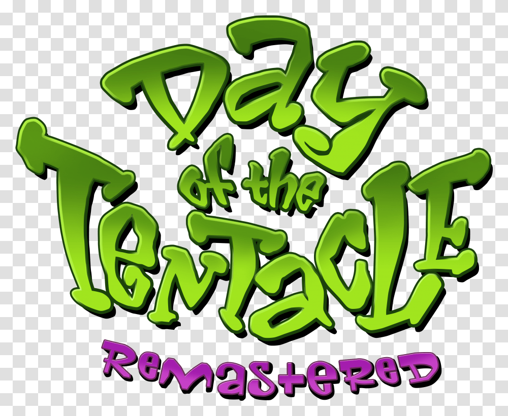Day Of The Tentacle Remastered Logo Day Of The Tentacle Title, Dynamite, Weapon, Label Transparent Png