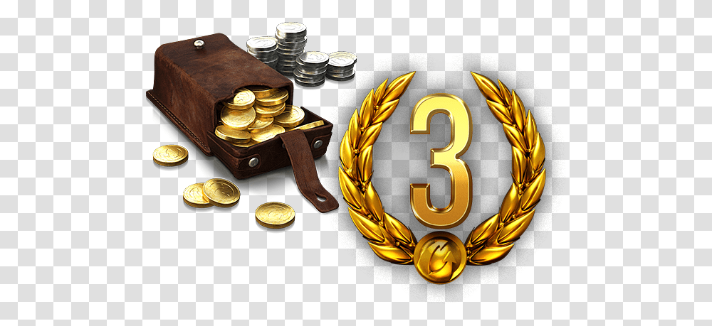 Day Premium World Of Tanks, Treasure, Gold, Coin, Money Transparent Png