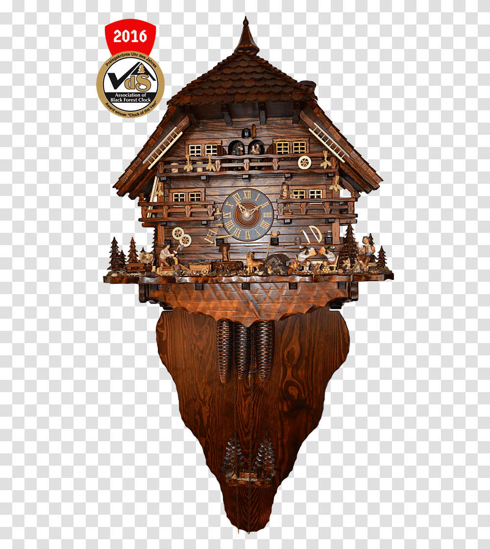 Day Swiss Style Farmhouse Swiss Cuckoo Clock, Clock Tower, Architecture, Building, Analog Clock Transparent Png