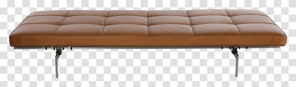 Daybed Nubuck Anniversary Brown Leather Pk80 Fritz Hansen, Furniture, Chair, Couch, Cushion Transparent Png