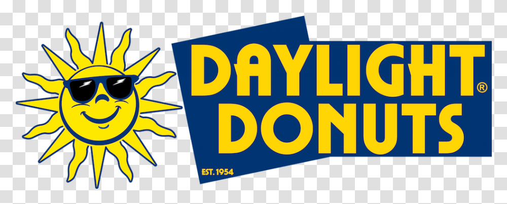 Daylight Donuts Of Saint George Daylight Donuts Logo, Text, Label, Symbol, Outdoors Transparent Png