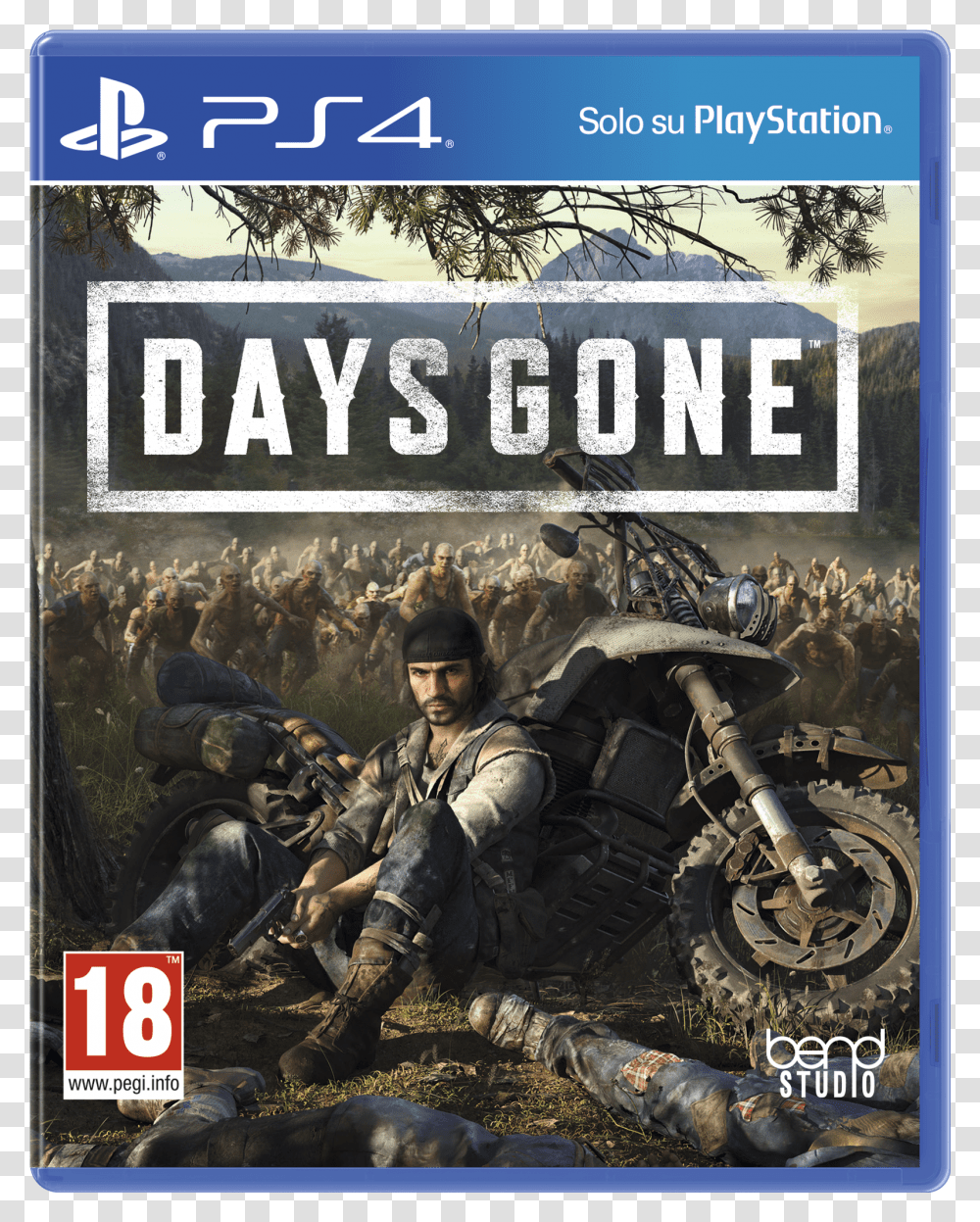 Days Gone Ps4 Box Transparent Png