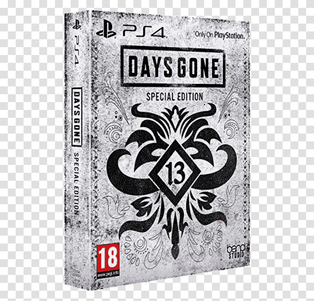 Days Gone Special Edition, Label, Advertisement, Poster Transparent Png