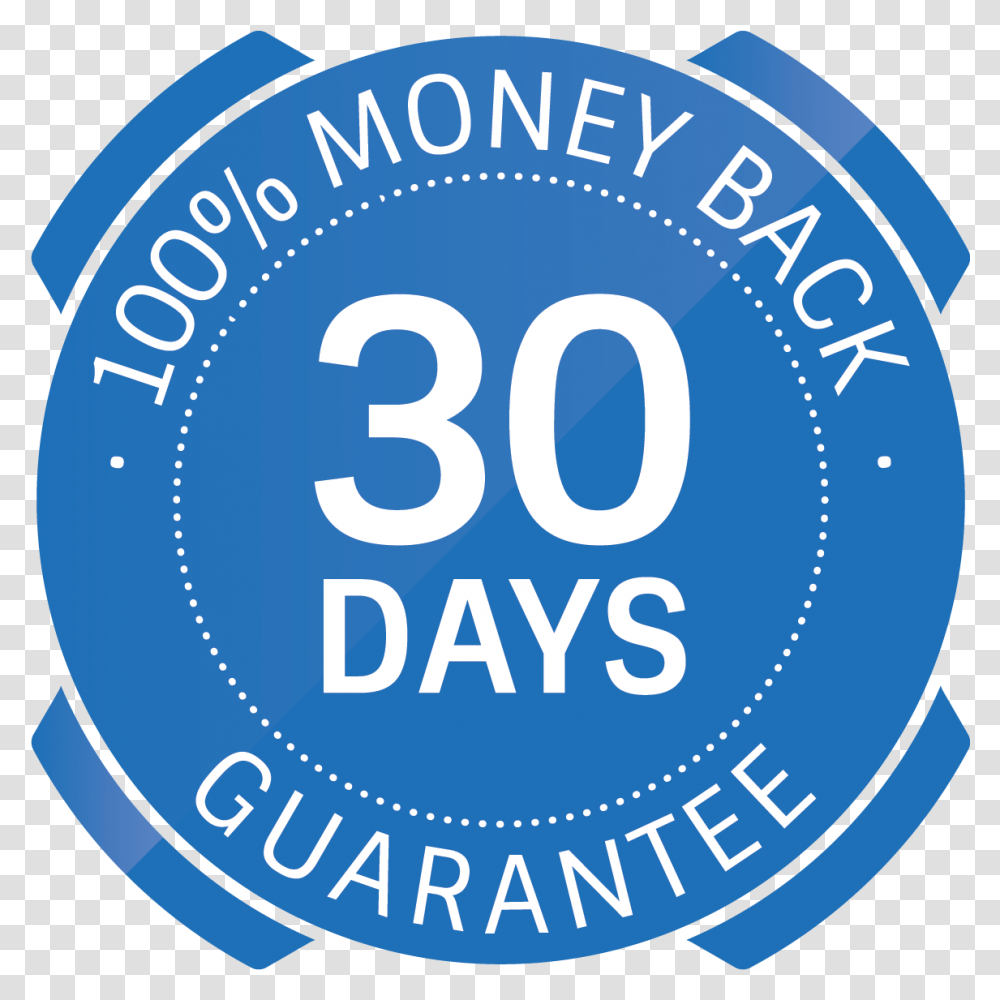 Days Money Back Guarantee 30 Day Money Back Guarantee, Label, Number Transparent Png