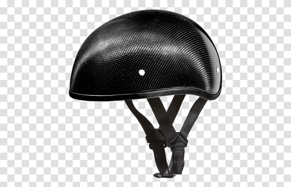 Daytona Helmets Motorcycle Half Helmet Skull Cap Carbon Carbon Fiber Half Helmet, Apparel, Crash Helmet, Hardhat Transparent Png
