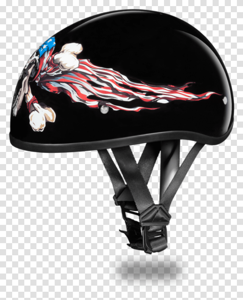 Daytona Skull Cap Graphics Motorcycle Helmet, Crash Helmet, Apparel, Hardhat Transparent Png