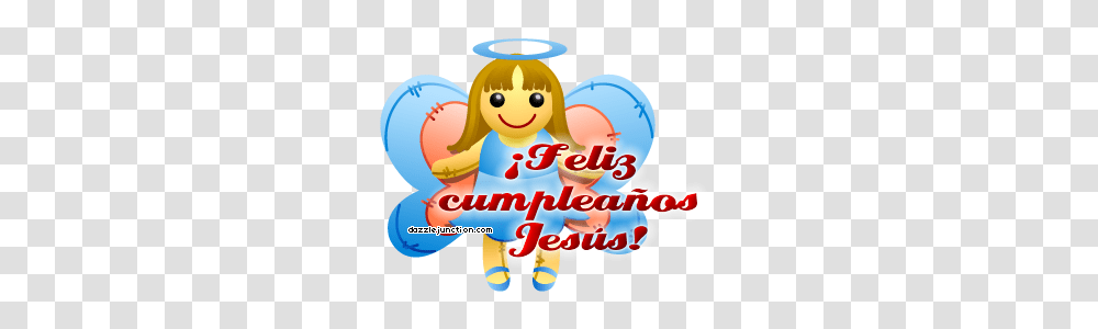 Dazzle Junction Christmas Spanish Feliz Cumpleanos Jesus Comment, Alphabet Transparent Png