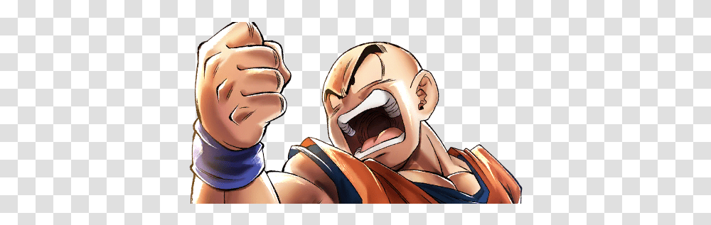 Db Legends Scouter Krillin Cartoon, Person, Hand, People, Book Transparent Png