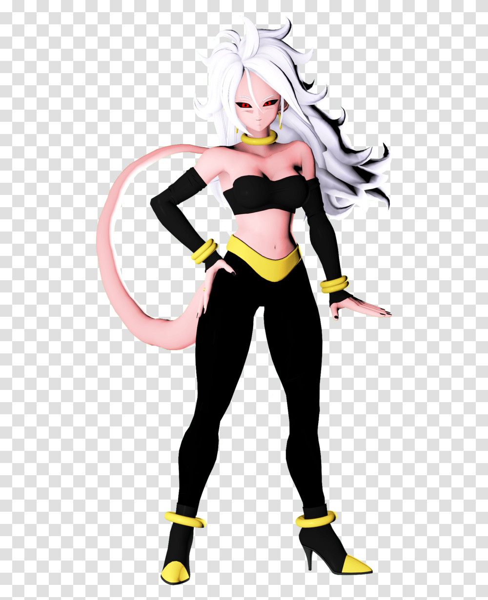 Dbfz Evil Android 21 By Mrtermi988 Evil Majin Android, Costume, Person, Performer, Magician Transparent Png