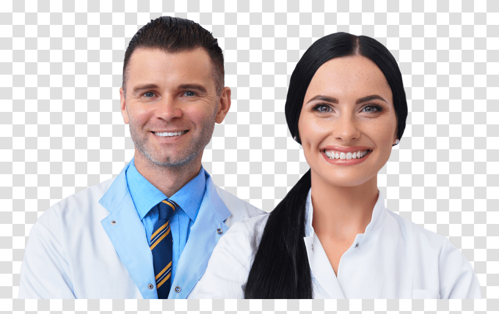 Dbs Two Dentists Smiling For Collection Of Bills Physician, Tie, Accessories, Person Transparent Png