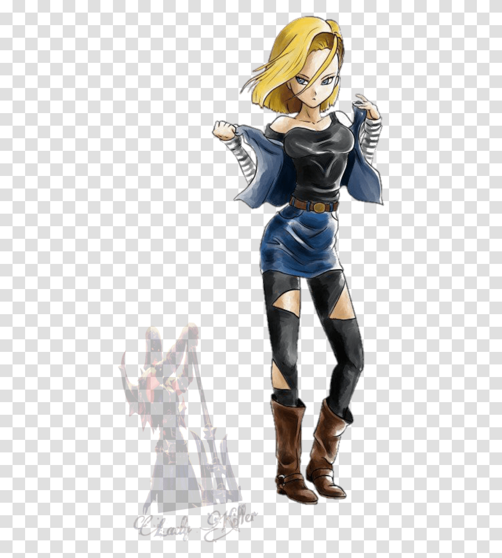 Dbz Dragonballz Dbzfanart Android18 Androide18 Android, Person, Human, Leisure Activities Transparent Png