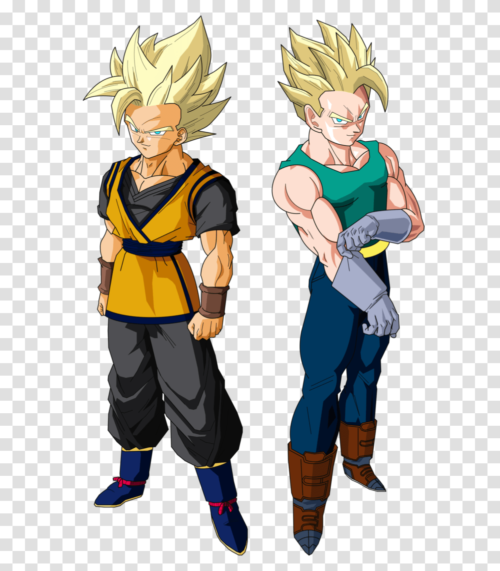 Dbz Goten Teen, Comics, Book, Person, Human Transparent Png