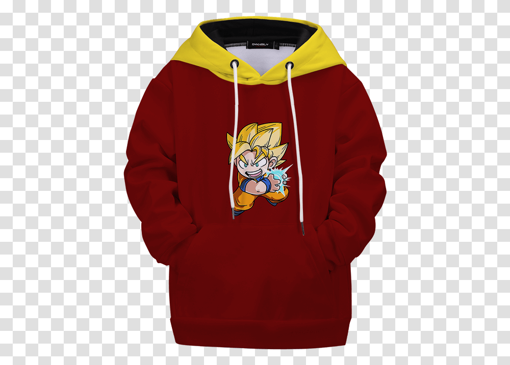 Dbz Keep Calm And Kamehameha Chibi Goku Kids Hoodie Long Sleeve, Clothing, Apparel, Sweatshirt, Sweater Transparent Png