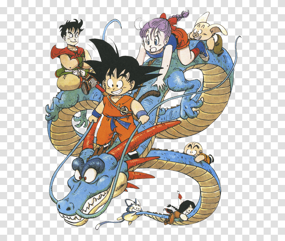 Dbz Nerd Dragon Ball Yamcha And Puar Db, Person, Human, Book, Art Transparent Png