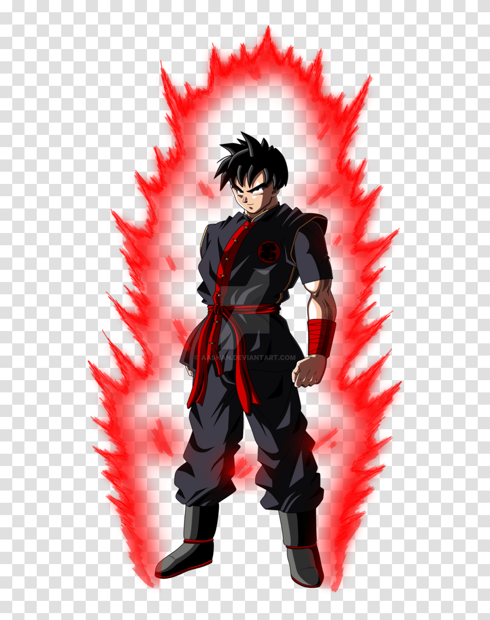 Dbz Oc With Aura, Person, Human, Poster, Advertisement Transparent Png