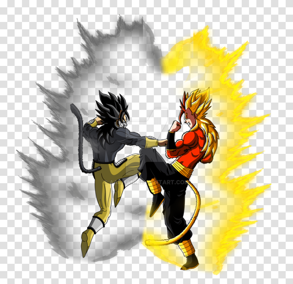 Dbz Ocs Fighting With Aura, Person, Human Transparent Png