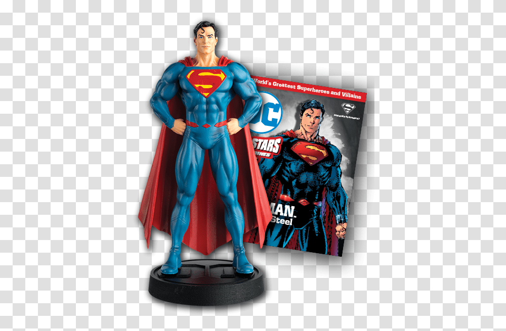 Dc All Stars Comic Heroes Eaglemoss Dc All Stars Superman Eaglemoss, Person, Human, Long Sleeve, Clothing Transparent Png