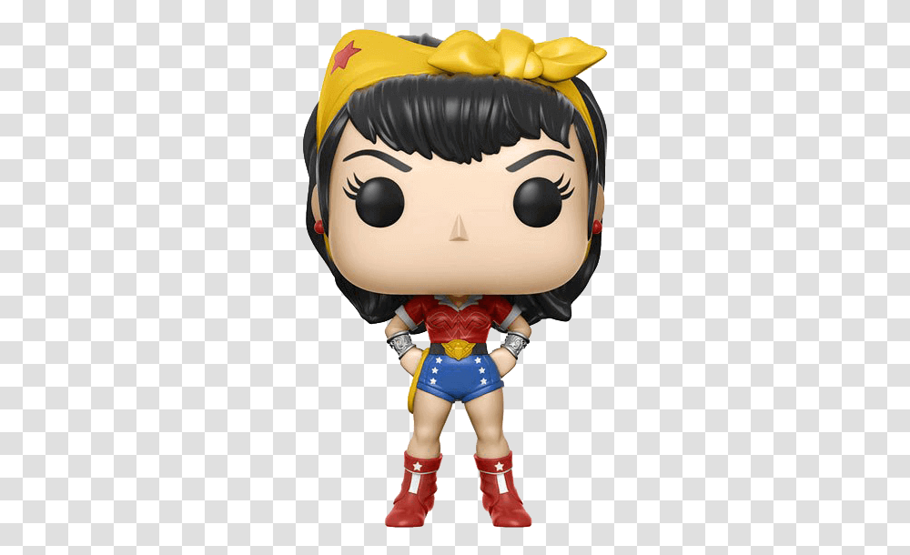 Dc Bombshells Wonder Woman Pop Figure Funko Pop Bombshells Wonder Woman, Person, Human, Toy, Figurine Transparent Png