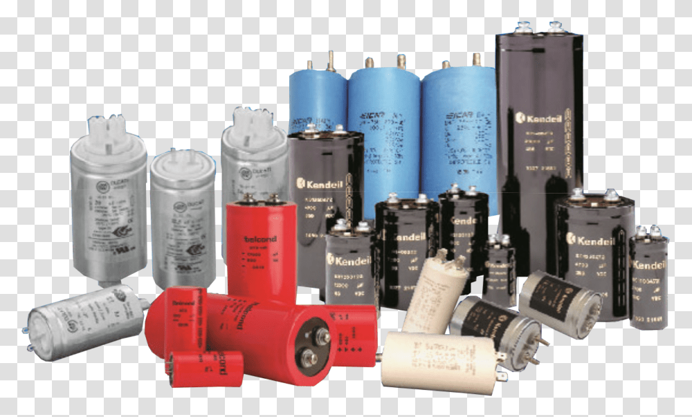 Dc Capacitor, Cylinder, Bottle, Fuse, Electrical Device Transparent Png