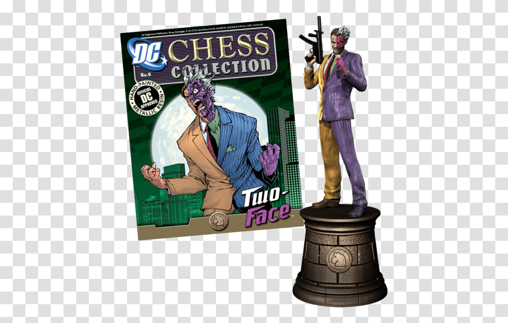 Dc Chess Collection Batman, Person, Human, Book, Comics Transparent Png