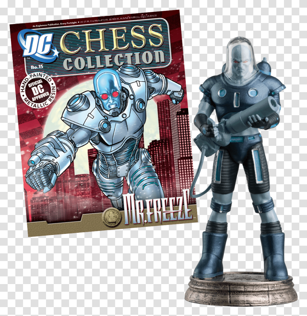 Dc Chess Collection Mr Freeze, Person, Human, Robot, People Transparent Png