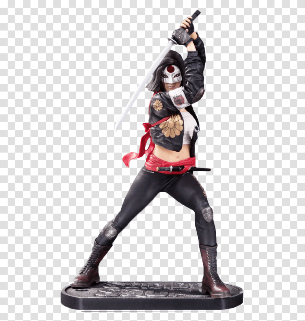 Dc Collectibles Katana Statue, Costume, Person, Footwear Transparent Png