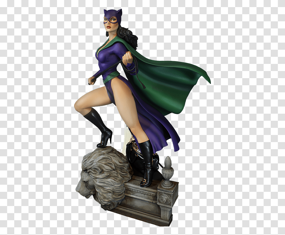 Dc Comic Super Powers Collection Maquette Catwoman, High Heel, Shoe, Footwear Transparent Png