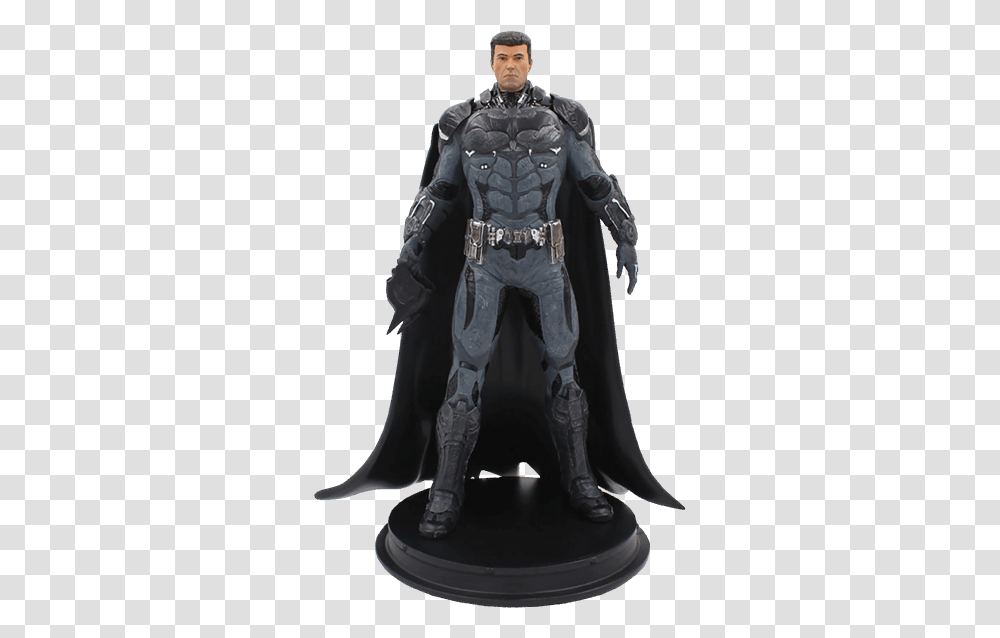 Dc Comics Arkham Knight Unmasked Batman Paperweight Batman Arkham Knight Unmasked Statue, Person, Human Transparent Png