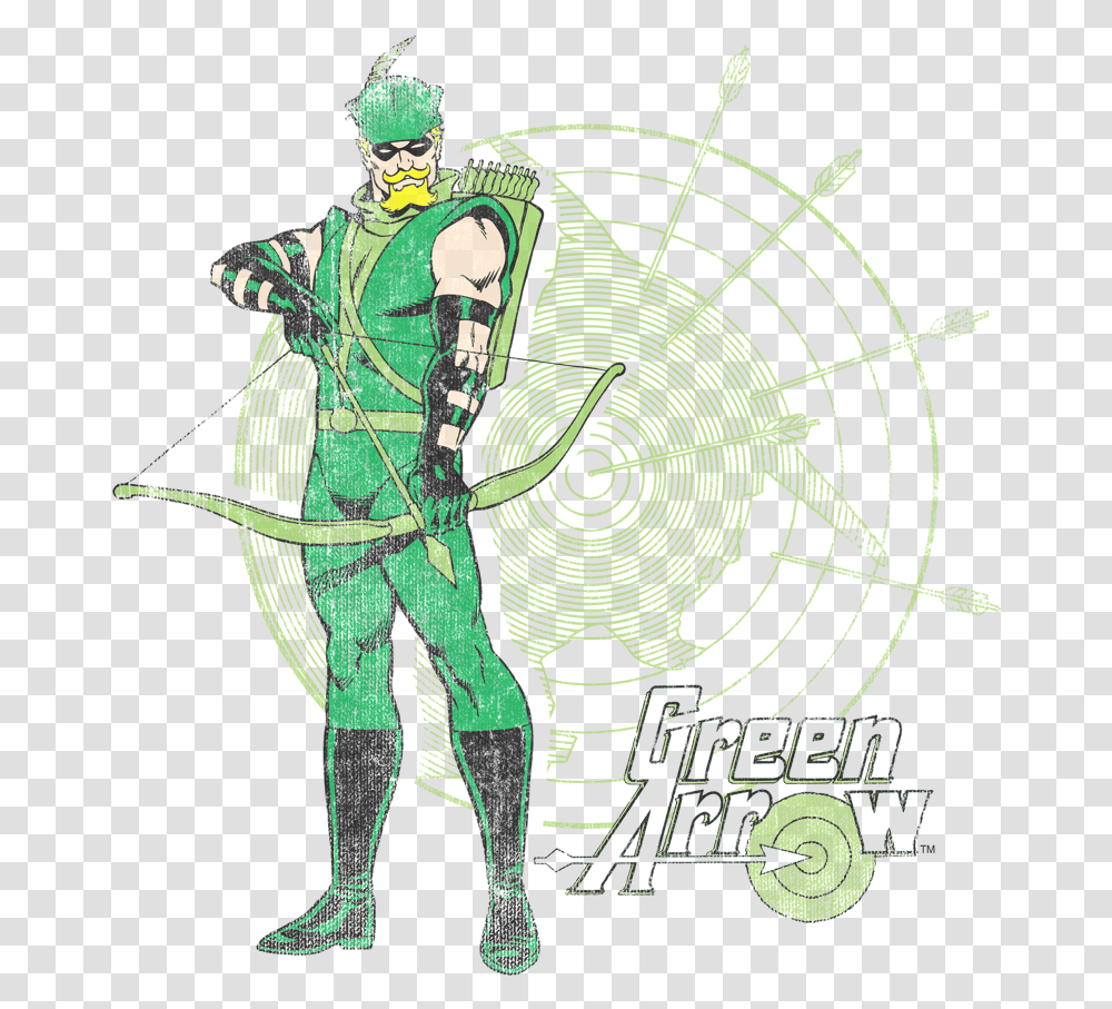 Dc Comics Arrow Target Mens Regular Fictional Character, Person, Human, Archery, Sport Transparent Png