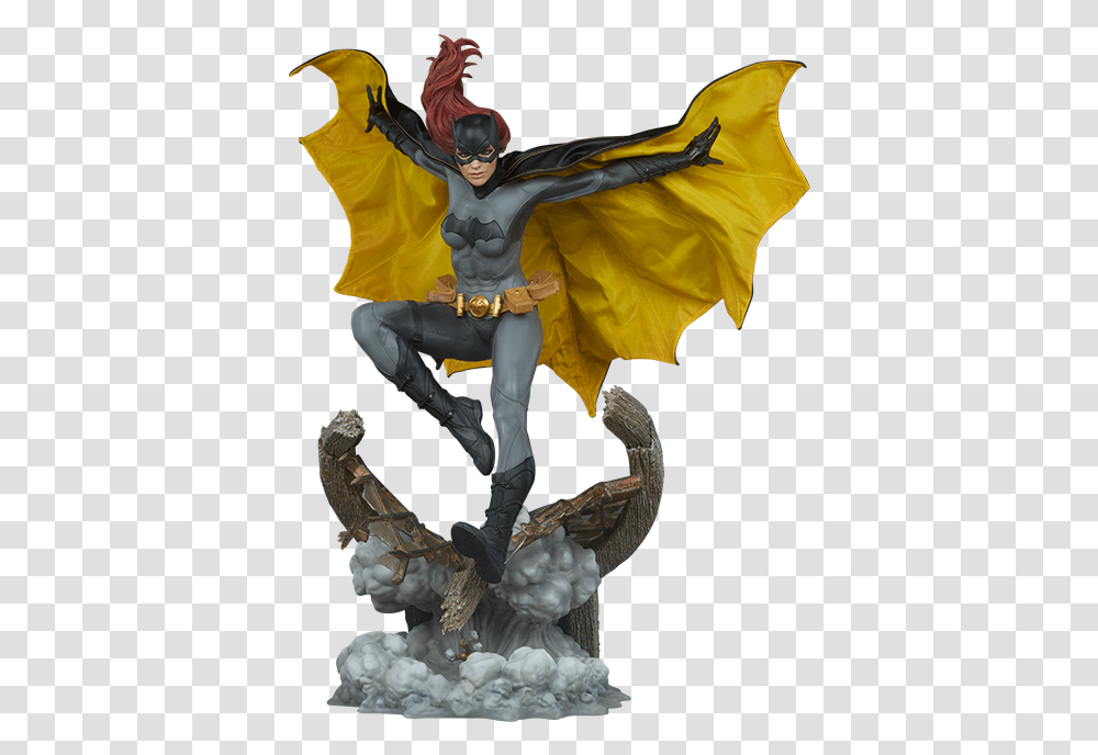 Dc Comics Batgirl Premium Batgirl Statues, Batman, Person, Human, Cape Transparent Png