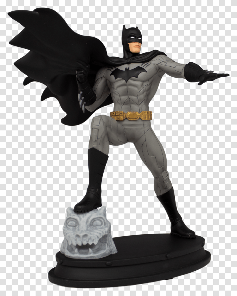 Dc Comics Batman 80th Anniversary New Batman New 52 Statue, Person Transparent Png