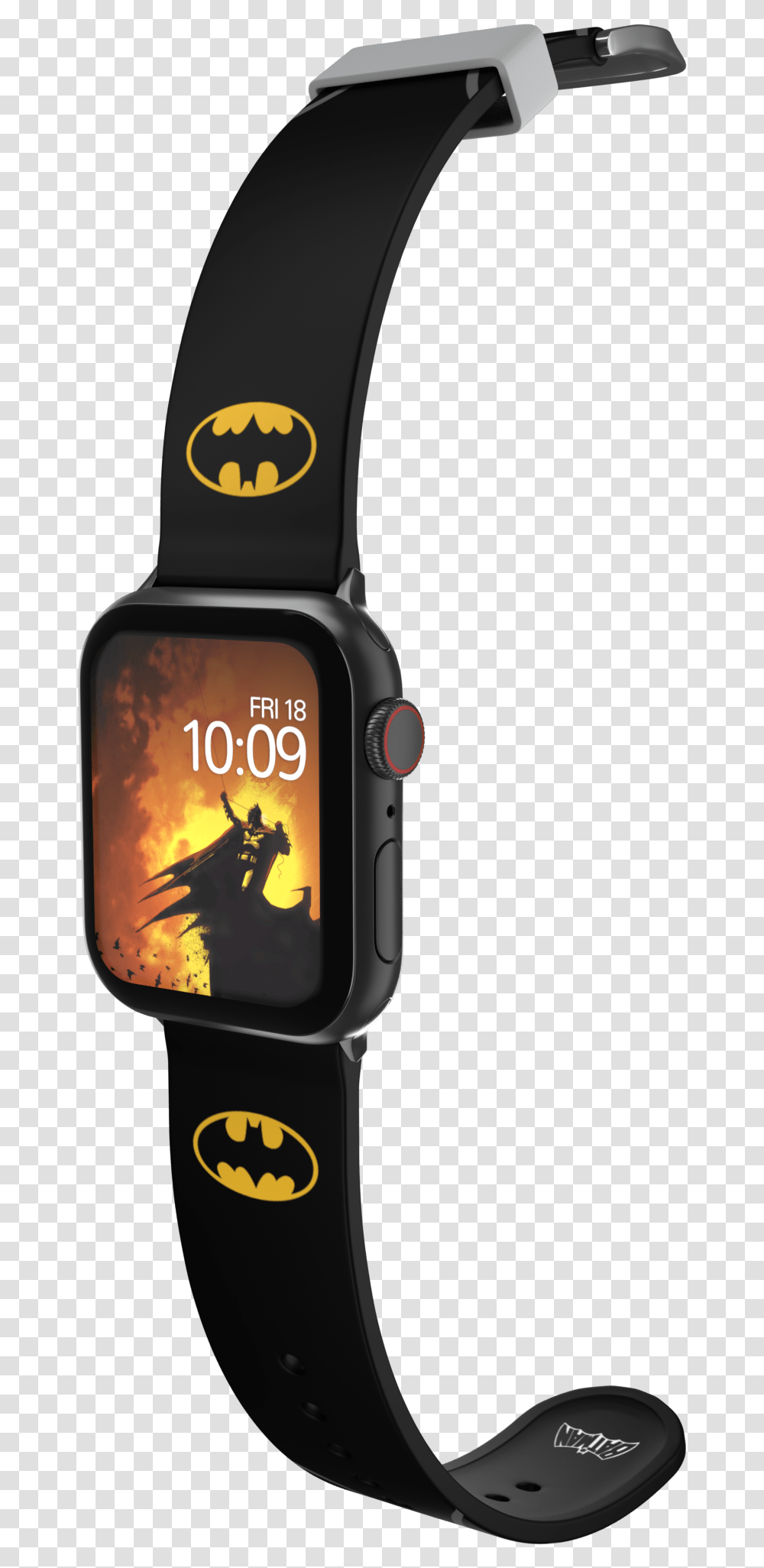 Dc Comics Batman Icon Edition Watch Strap, Wristwatch, Digital Watch, Gas Pump, Machine Transparent Png